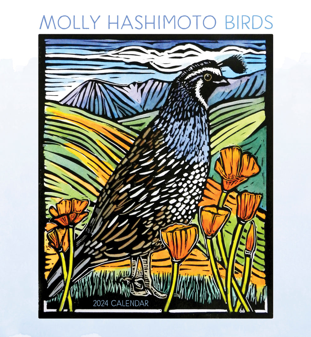Molly Hashimoto Birds 2024 Wall Calendar