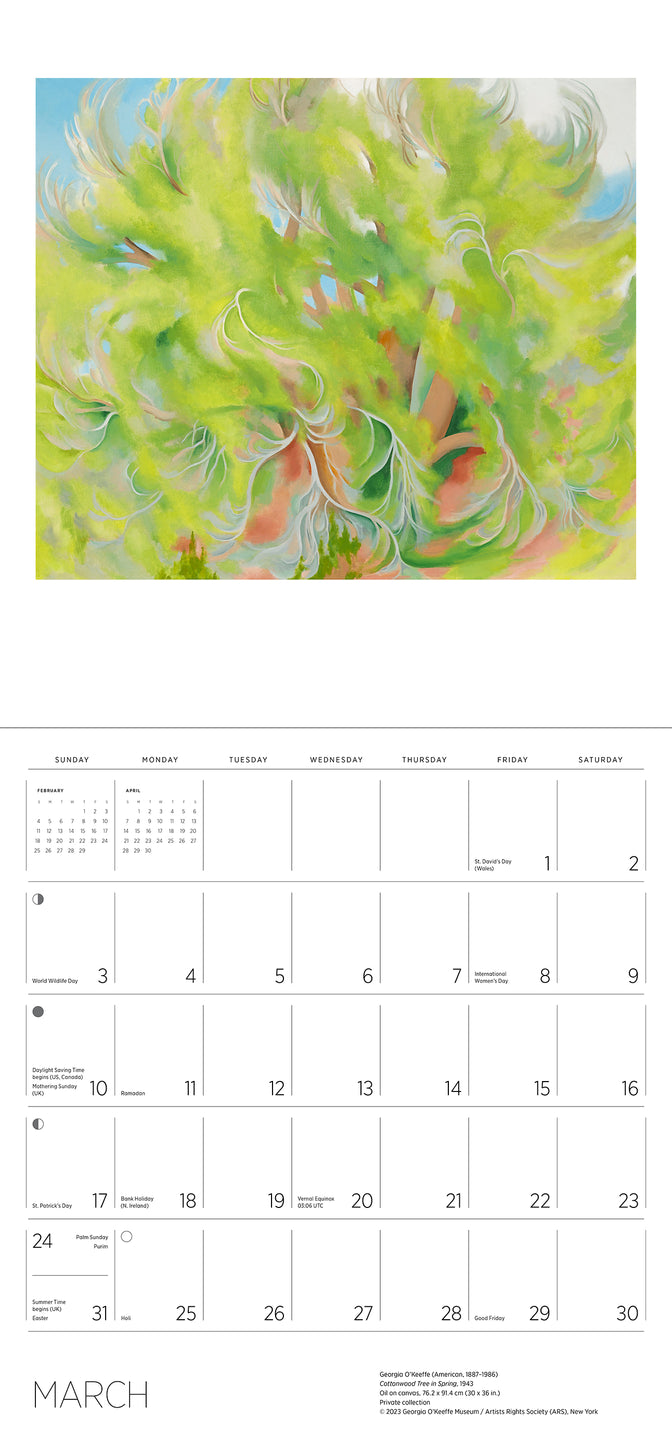 O’Keeffe 2024 Wall Calendar